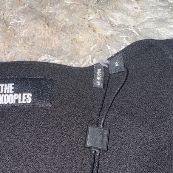 The Kooples Black Long Sleeve Dress us size 6/8 (kooples fr size 3)NEW - Picture 3 of 9